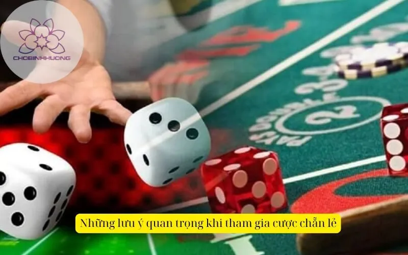 Những lưu ý quan trọng khi tham gia cược chẵn lẻ