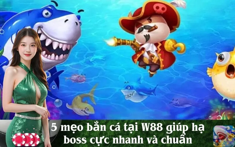 5 mẹo bắn cá tại W88 giúp hạ boss cực nhanh và chuẩn