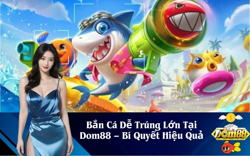 Bắn Cá Dễ Trúng Lớn Tại Dom88 – Bí Quyết Hiệu Quả