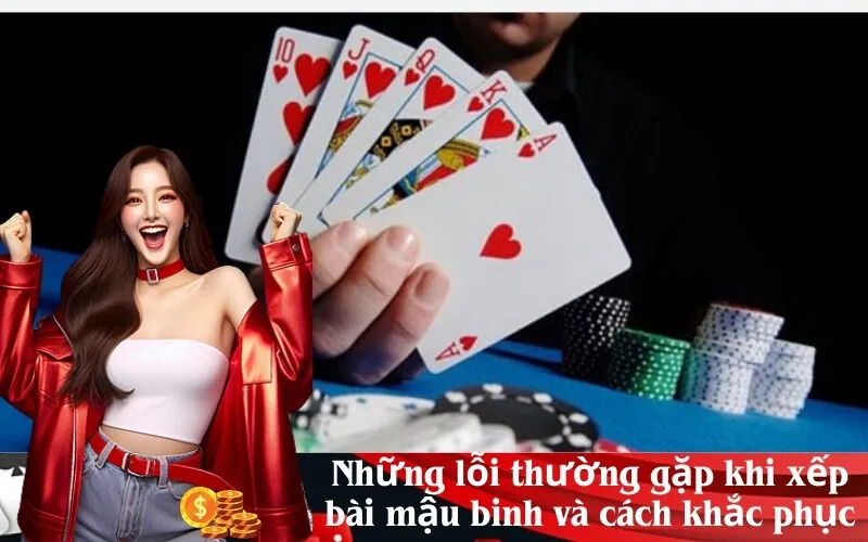 Những lỗi thường gặp khi xếp bài mậu binh và cách khắc phục
