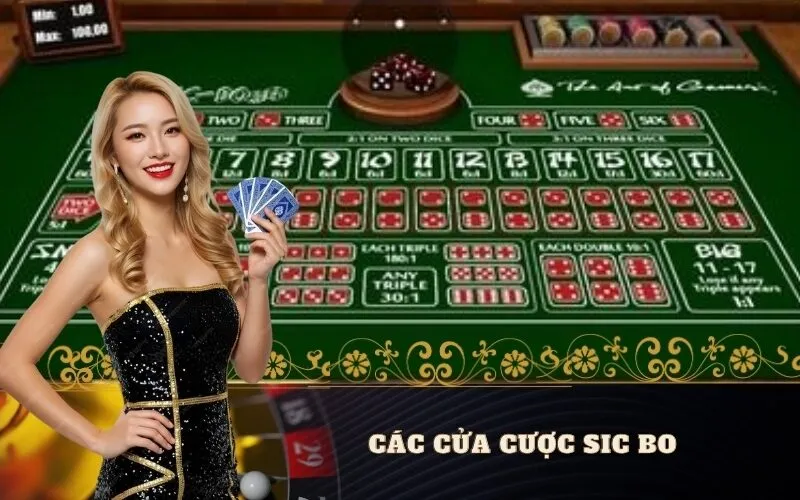Tổng hợp các cửa cược Sic Bo